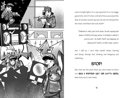 The Adventures of Rap Kid Series by MC Grammar 2 Books Collection Set - Ages 8+ - Paperback 7-9 Simon & Schuster