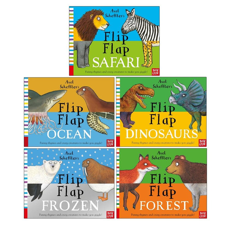 Axel Scheffler's Flip Flap Series (Set 2) 5 Books Collection Set - Ages 2+ - Hardback 0-5 Nosy Crow Ltd