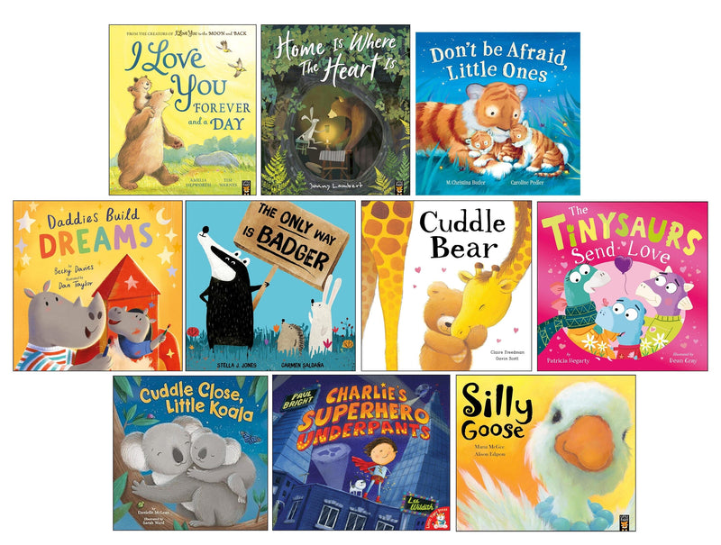 Love And Family Illustrated 10 Picture Books Set - Ages 2+ - Paperback 0-5 Little Tiger Press Group