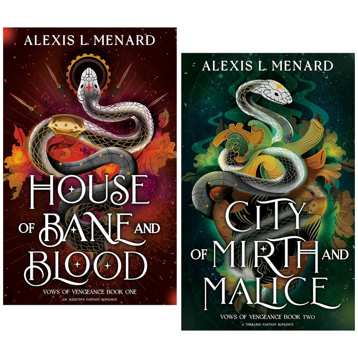 Vows of Vengeance Series by Alexis L. Menard 2 Books Collection Set - Fiction - Paperback Fiction Second Sky
