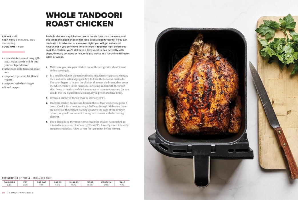 The Slimming Foodie Air Fryer: Quick, easy, healthy meals all under 600 calories by Pip Payne - Non Fiction - Hardback Non-Fiction Octopus Publishing Group