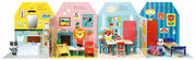 Fold-Out + Play: Doll's House: Build your own 3D house with interactive play pieces and stickers by Ingela P Arrhenius - Ages 4-7 - Board Book 3-5 Nosy Crow Ltd