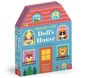 Fold-Out + Play: Doll's House: Build your own 3D house with interactive play pieces and stickers by Ingela P Arrhenius - Ages 4-7 - Board Book 3-5 Nosy Crow Ltd