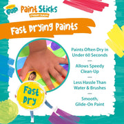 Paint Pop - Creation Station Portable Table Top Easel For Kids - Foldable for Storage, Double Sided with Wipeable Whiteboard - Includes 6 Paint Sticks, Duster and Paper Clips - Ages 3+ 3-5 TRENDS UK LTD