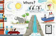 Lift-the-Flap Questions and Answers About Our World by Katie Daynes - Ages 4+ - Board Book 3-5 Usborne Publishing Ltd