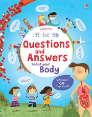 Usborne: Lift the Flap Questions & Answers about your Body by Katie Daynes - Ages 4+ - Board Book 3-5 Usborne Publishing Ltd