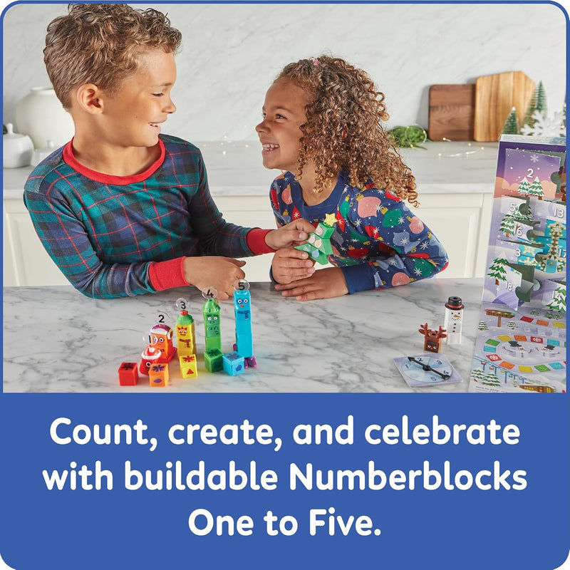 Learning Resources: Numberblocks MathLink Cubes Advent Calendar - Ages 3+ - Educational Toy