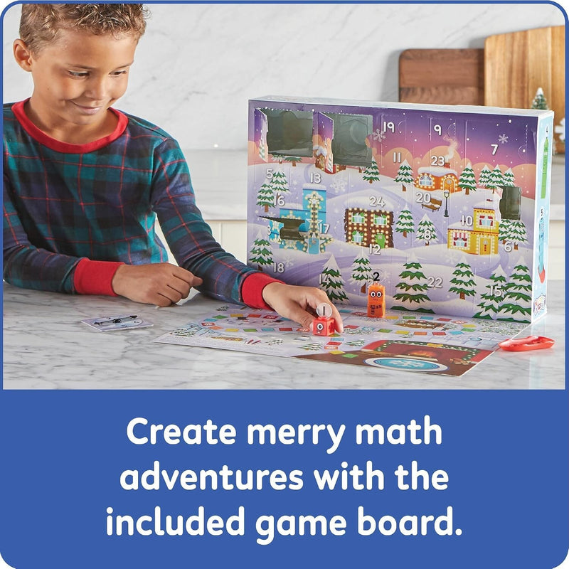 Numberblocks Ultimate Christmas Advent Calendar Bundle: 24 Storybooks & MathLink Cubes Set - Ages 3+ - Hardback 3-5 Sweet Cherry Publishing