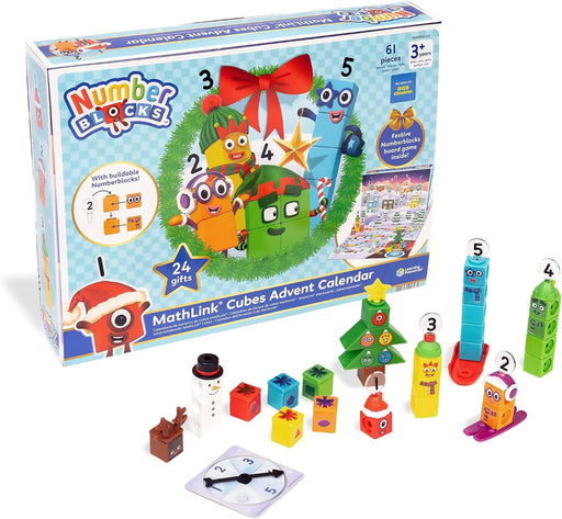 Learning Resources: Numberblocks MathLink Cubes Advent Calendar - Ages 3+ - Educational Toy 3-5 Learning Resources