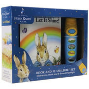 The World of Peter Rabbit: Let it Shine! Interactive Book and 5-Sound Flashlight Set - Ages 3-6 - Board Book 3-5 PI Kids