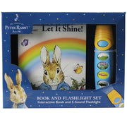 The World of Peter Rabbit: Let it Shine! Interactive Book and 5-Sound Flashlight Set - Ages 3-6 - Board Book 3-5 PI Kids