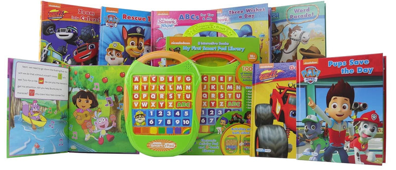 Nickelodeon PAW Patrol: My First Smart Pad Library & 8 Interactive Books Box Set - 18 Months+ - Educational Toy 0-5 PI Kids