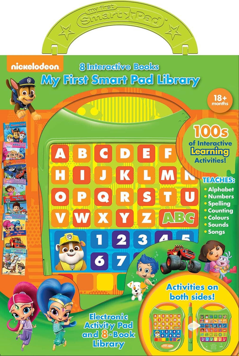 Nickelodeon PAW Patrol: My First Smart Pad Library & 8 Interactive Books Box Set - 18 Months+ - Educational Toy 0-5 PI Kids
