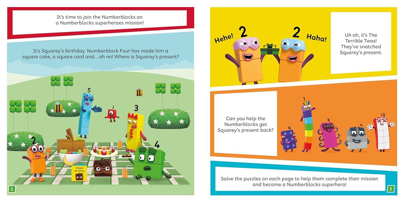 Numberblocks Superheroes: A Numberblocks Activity Book - Ages 3+ - Paperback 3-5 Sweet Cherry Publishing