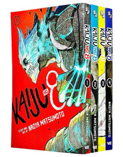 Kaiju No. 8 Series (Vol. 1-4) by Naoya Matsumoto 4 Books Collection Set - Manga - Paperback Graphic Novels Viz Media, LLC