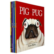 Pig The Pug & Friends by Aaron Blabey 9 Books Boxed Set (Includes Exclusive Poster!) - Ages 3+ - Paperback 3-5 Scholastic