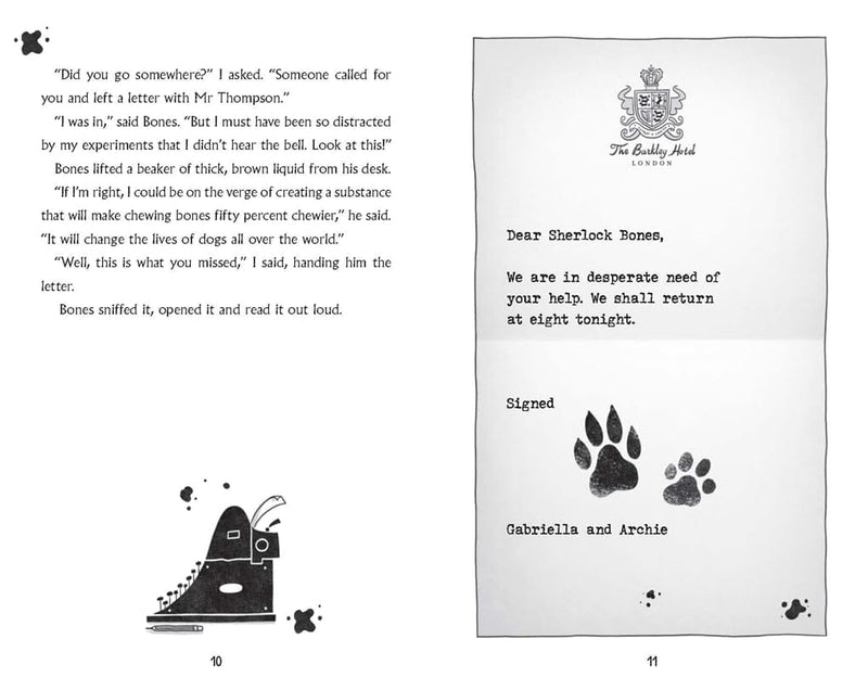 Sherlock Bones and the Horror of the Haunted Castle: A Puzzle Quest by Tim Collins - Ages 7-9 - Paperback 7-9 Michael O'Mara Books Ltd