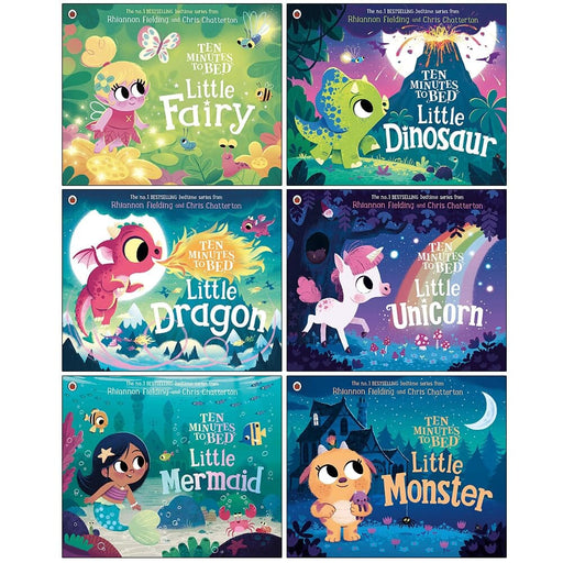 Ten Minutes to Bed Series by Rhiannon Fielding Illustrated 6 Picture Books Set - Ages 2-5 - Paperback 0-5 Penguin Random House