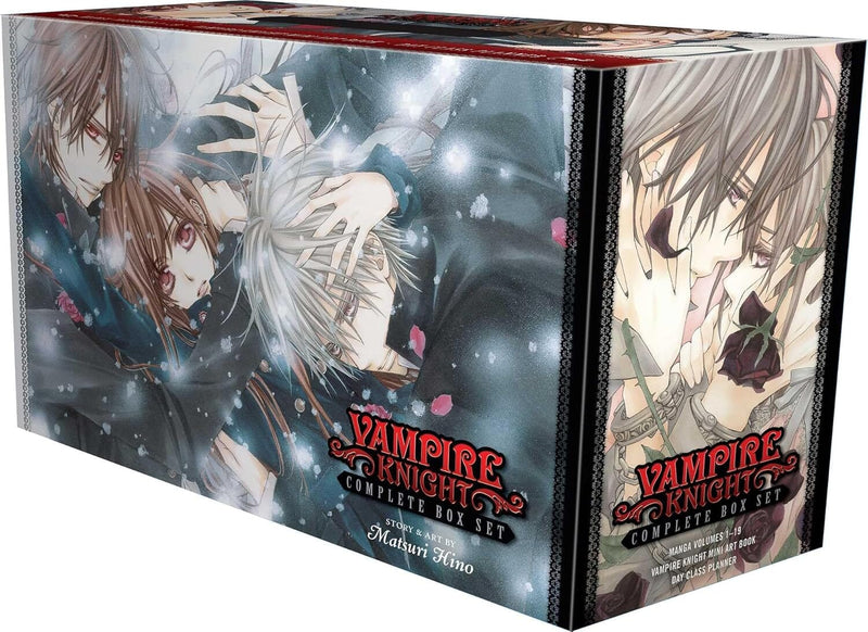 Vampire Knight (Vol 1-19) by Matsuri Hino 19 Books Complete Box Set With Premiums - Manga - Paperback Graphic Novels Viz Media, LLC