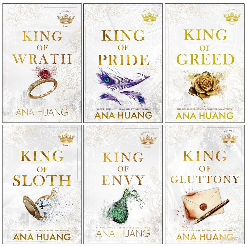 Kings of Sin Series By Ana Huang 6 Books Collection Set - Fiction - Paperback Fiction Hachette UK