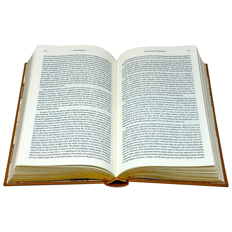 The Wealth of Nations By Adam Smith - Non Fiction - Leather Bound Hardback Fiction Wilco Books