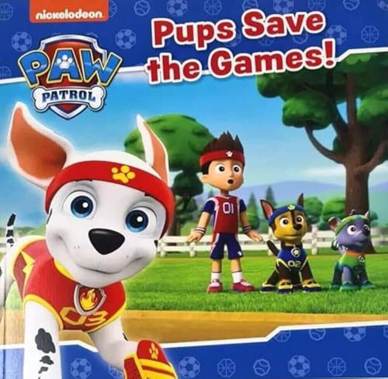 PUPS SAVE THE GAMES! - Paw Patrol Picture Story Book - Ages 3-5 - Paperback 3-5 HarperCollins Publishers