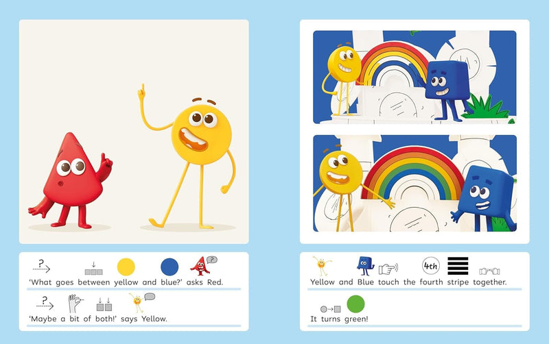 Colourblocks: Colours of the Rainbow: A Symbolised Storybook (Includes Free Signing Video & Audiobook) - Ages 5-7 - Paperback 5-7 Every Cherry Publishing