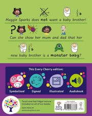 Maggie Sparks and the Monster Baby: Accessible Symbolised Edition by Steve Smallman - Ages 5-7 - Paperback (Includes Free Signing Video & Audiobook) 5-7 Every Cherry Publishing