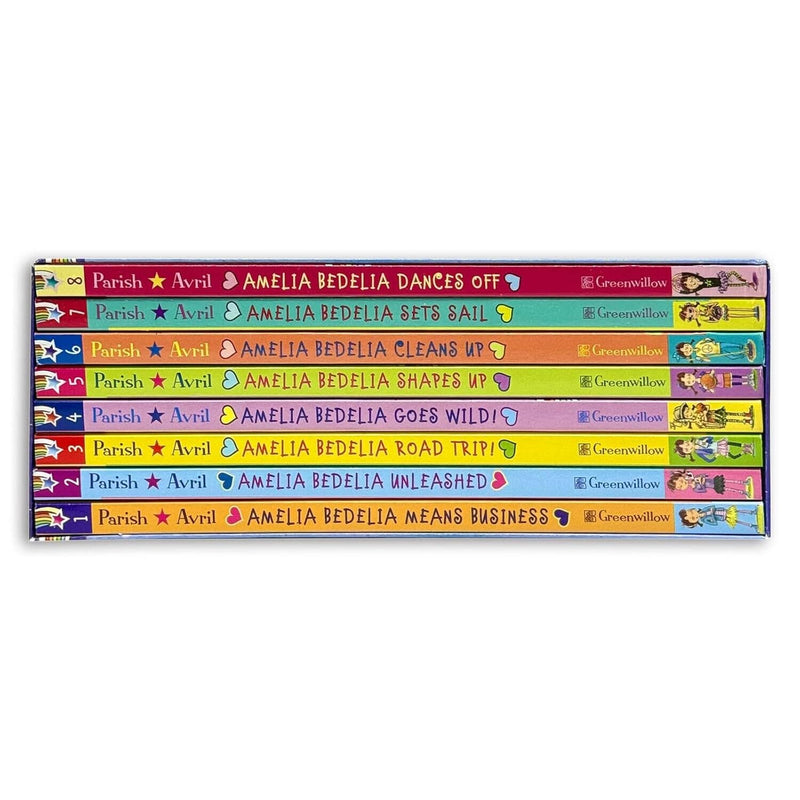 Amelia Bedelia Funny Chapter Books by Herman Parish Illustrated 8 Books Collection Box Set - Ages 6-10 - Paperback 5-7 HarperCollins Publishers