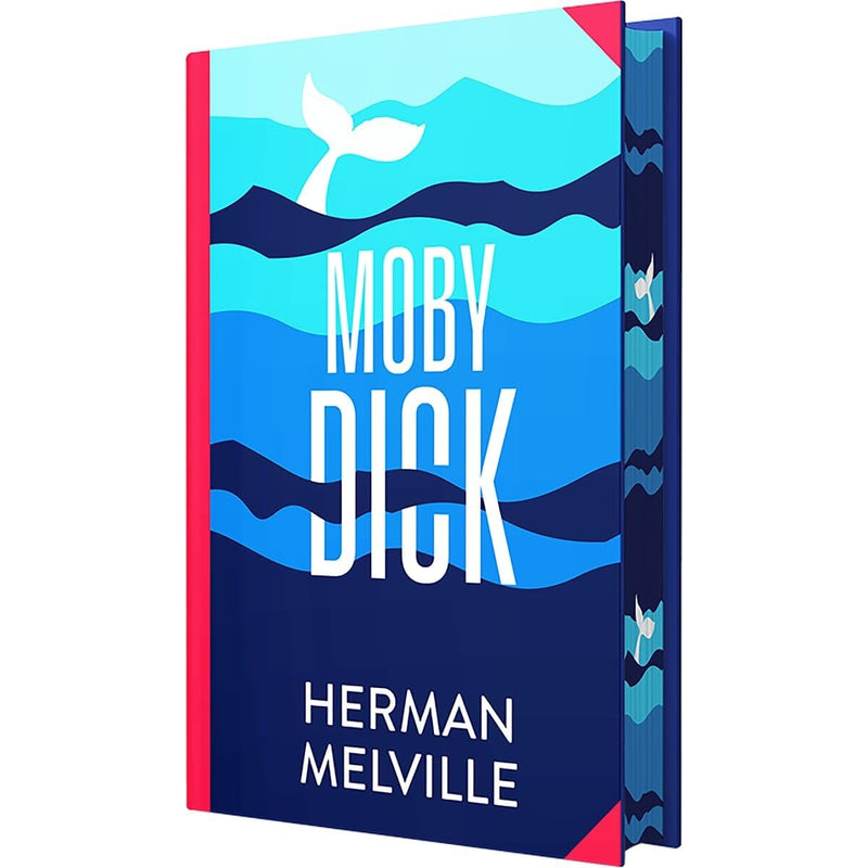 Moby Dick by Herman Melville - Fiction - Sprayed Edge Hardback