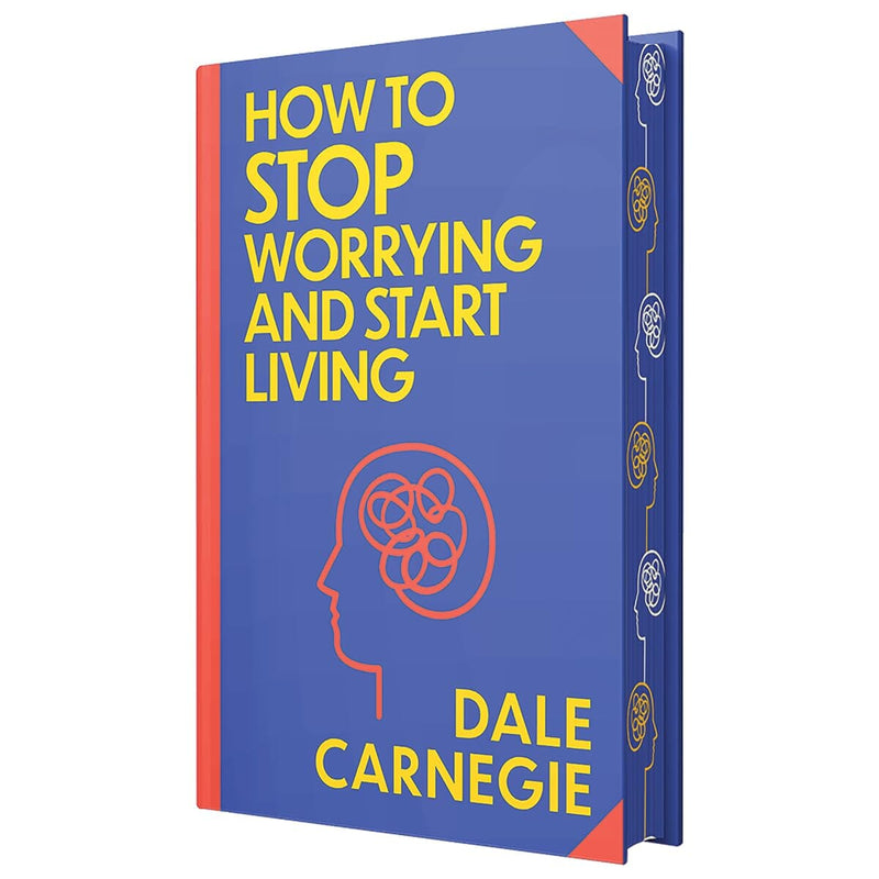 How to Stop Worrying and Start Living by Dale Carnegie - Non Fiction - Sprayed Edges Hardback