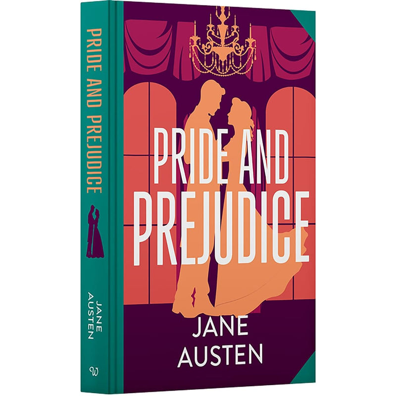 Pride and Prejudice by Jane Austen (Deluxe Edition) - Fiction - Sprayed Edges Hardback Fiction Wilco Books