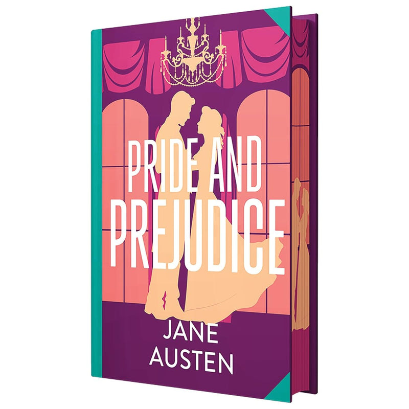 Pride and Prejudice by Jane Austen (Deluxe Edition) - Fiction - Sprayed Edges Hardback Fiction Wilco Books