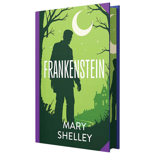 Frankenstein by Mary Shelley - Fiction - Sprayed Edges Hardback Fiction Wilco Books