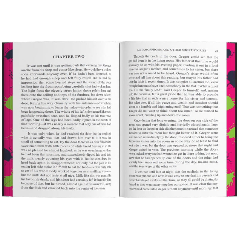 The Metamorphosis and Other Short Stories by Franz Kafka - Fiction - Sprayed Edges Hardback Fiction Wilco Books