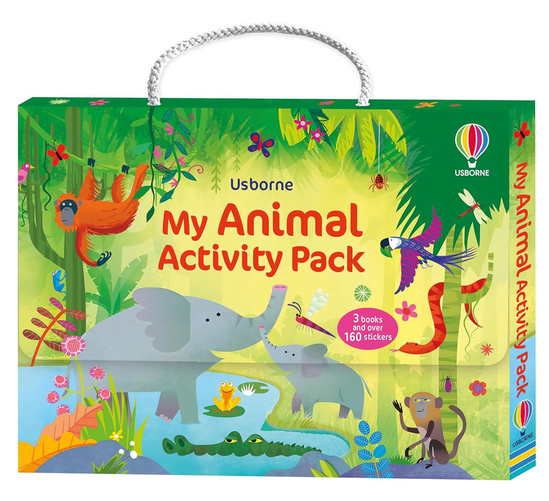 Usborne: My Animal Activity Pack 3 Books Box Set and Over 160 Stickers - Ages 3+ - Paperback