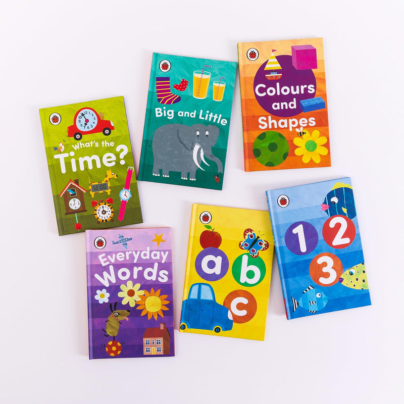 Ladybird Early Learning Library: 6 Books Collection Box Set - Ages 3+ - Hardback