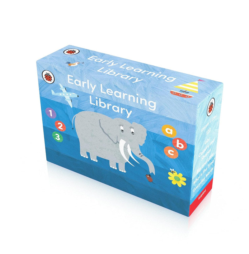 Ladybird Early Learning Library: 6 Books Collection Box Set - Ages 3+ - Hardback