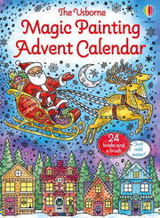The Usborne: Magic Painting Advent Calendar by Abigail Wheatley 24 Books and a Brush - Ages 4+ - Paperback 3-5 Usborne Publishing Ltd