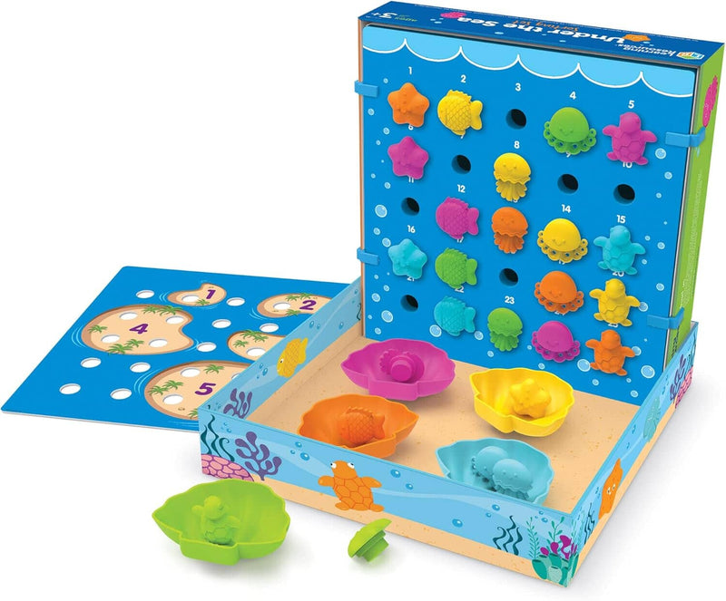 Learning Resources Under The Sea Sorting Set: Sorting, Counting & More! (46 Pieces) - Ages 3+ - Educational Toy 3-5 Learning Resources