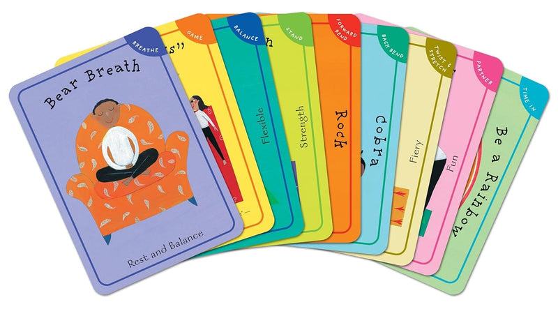 Yoga Pretzels: 50 Fun Yoga Activities for Kids and Grownups by Tara Guber & Leah Kalish - Ages 4+ - Yoga Cards 3-5 Barefoot Books Ltd