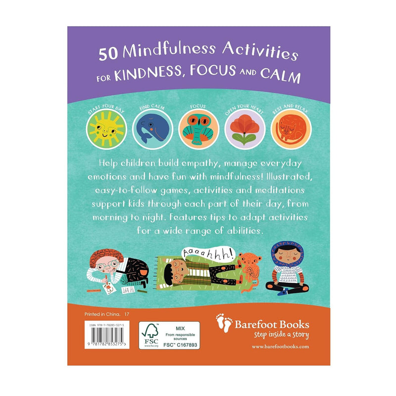 Mindful Kids: 50 Mindfulness Activities for Kindness, Focus and Calm by Whitney Stewart - Ages 4+ - Activity Card 3-5 Barefoot Books Ltd