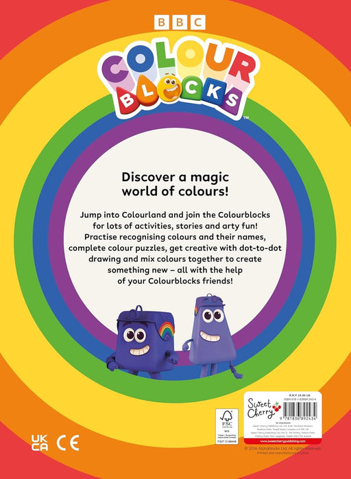 Colourblocks Annual 2027: Packed with Puzzles, Colouring and Stories! - Ages 3-5 - Hardback 3-5 Sweet Cherry Publishing