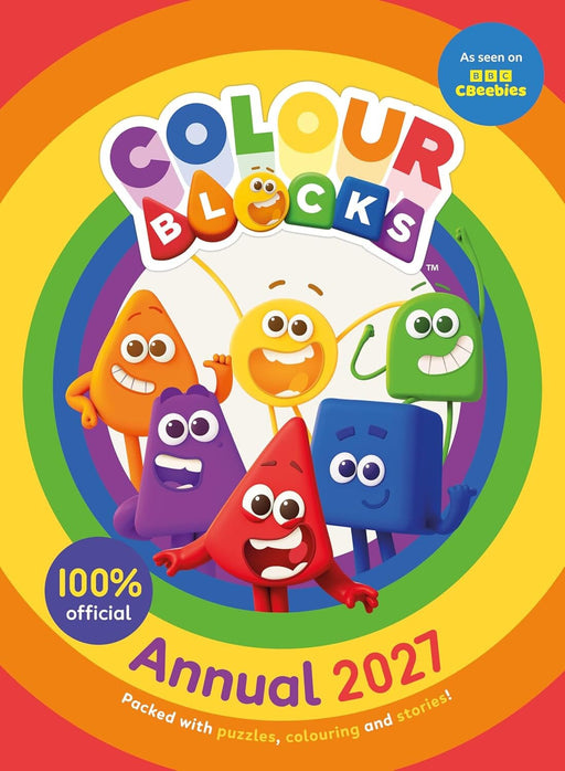 Colourblocks Annual 2027: Packed with Puzzles, Colouring and Stories! - Ages 3-5 - Hardback 3-5 Sweet Cherry Publishing