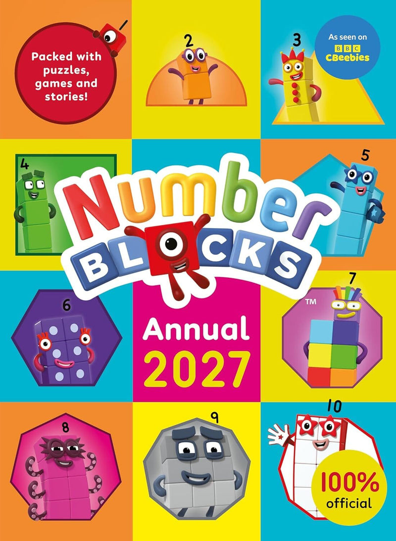 Numberblocks Annual 2027: Packed with Puzzles, Games and Stories! - Ages 3-5 - Hardback