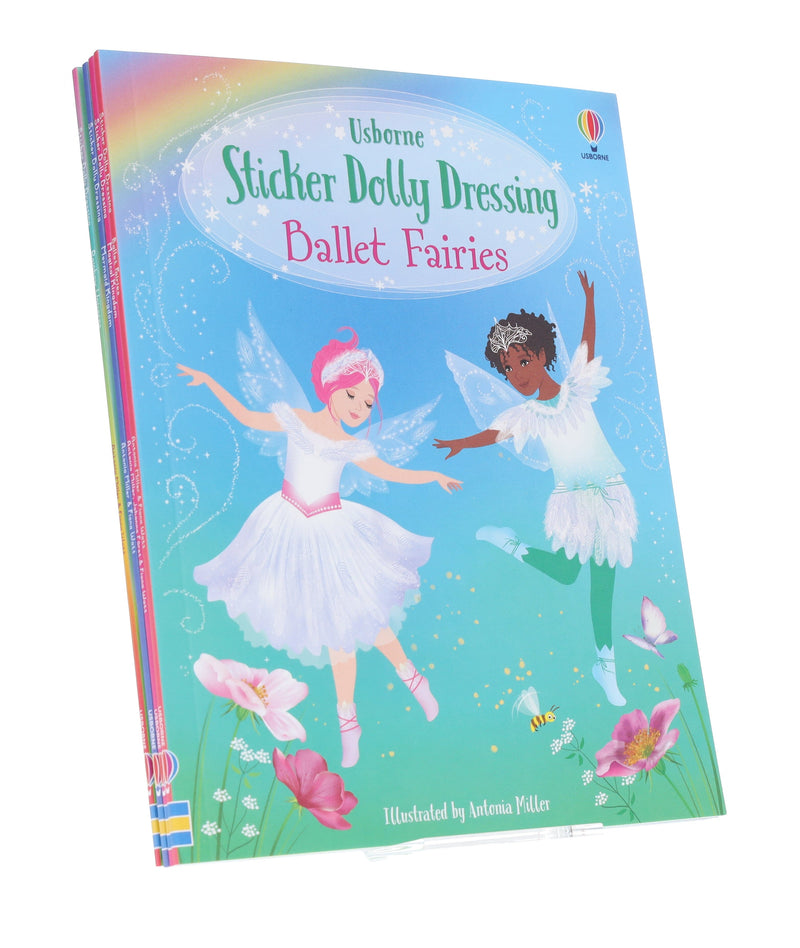 Usborne: Sticker Dolly Dressing Magical Activity Pack By Fiona Watt 4 Books Collection Box Set - Ages 5+ - Paperback 5-7 Usborne Publishing Ltd
