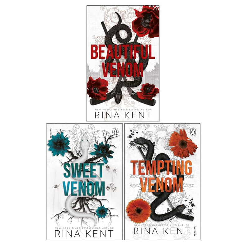 Vipers Series by Rina Kent 3 Books Collection Set - Dark Romance Fiction - Paperback