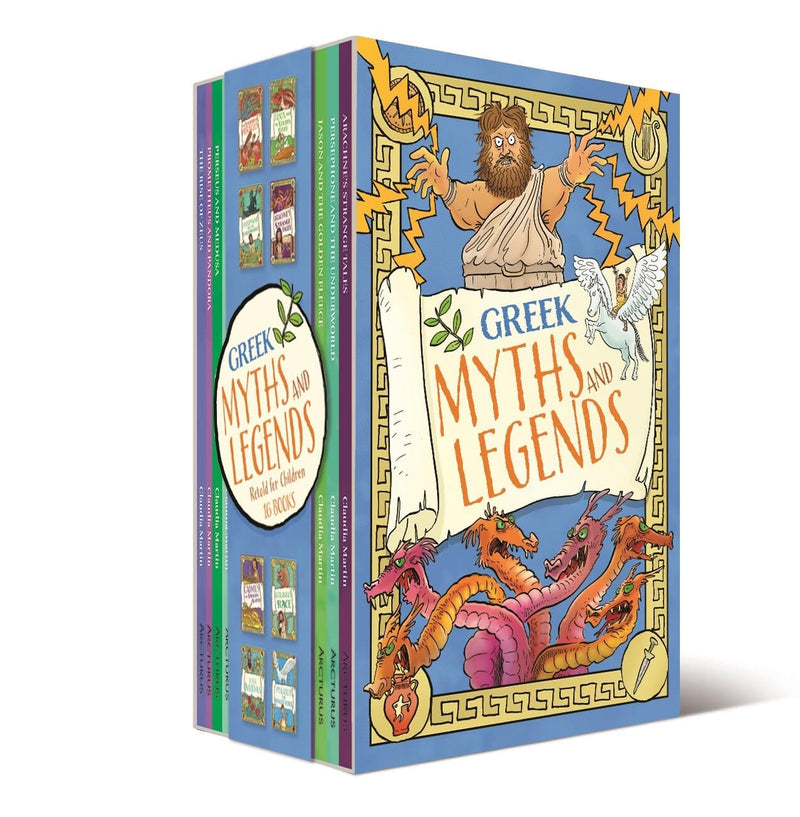 Greek Myths and Legends by Claudia Martin 16 Books Collection Box Set - Ages 7-11 - Paperback 7-9 Arcturus Publishing Ltd