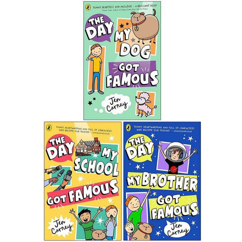 The Famous Series by Jen Carney 3 Books Collection Set - Ages 8+ - Paperback 9-14 Penguin Random House