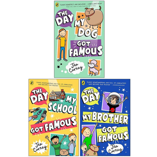 The Famous Series by Jen Carney 3 Books Collection Set - Ages 8+ - Paperback 9-14 Penguin Random House